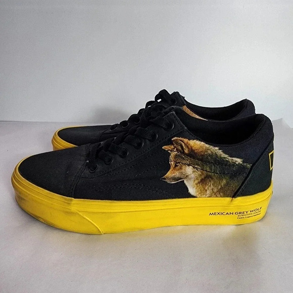 Vans x National Geographic Old Skool Size Mens 4 Womens 6 Sneakers - Picture 4 of 11